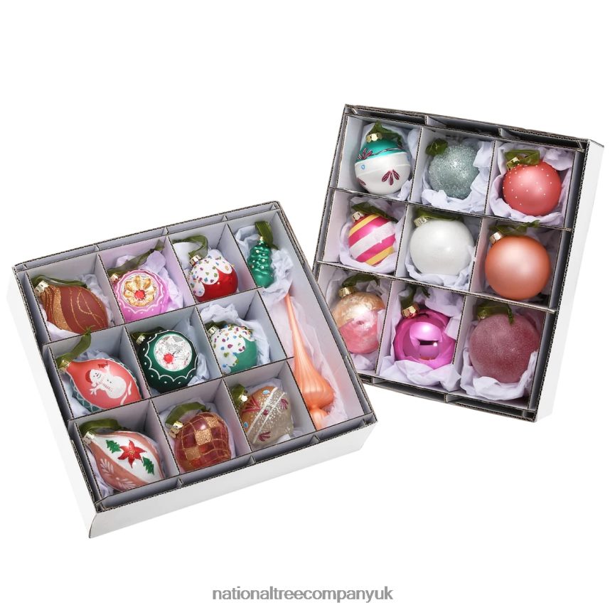 decoration | National Tree Company 20-Piece Christmas Tree Ornament Set Be Merry Collection F2L4F531